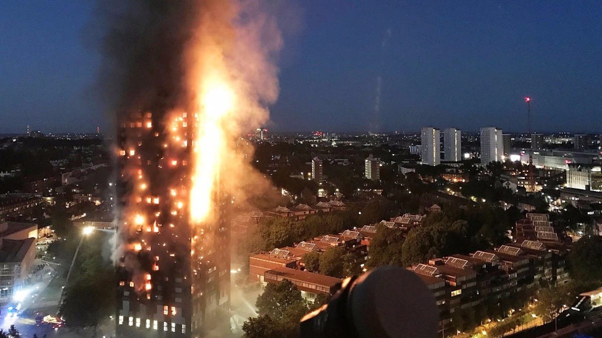 Сгоревшая высотка показала дно Великобритании