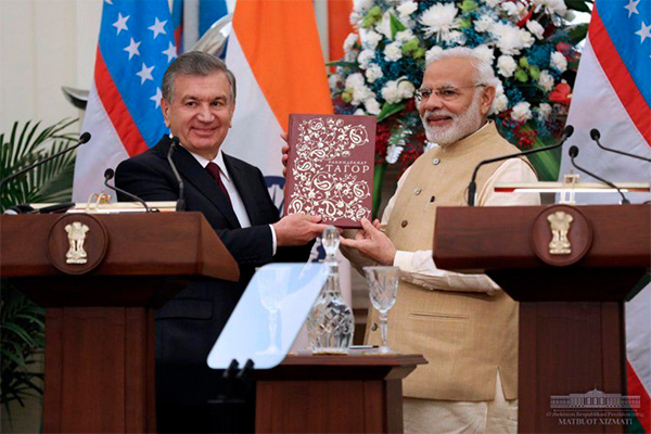 Узбекистан и Индия подписали 20 документов