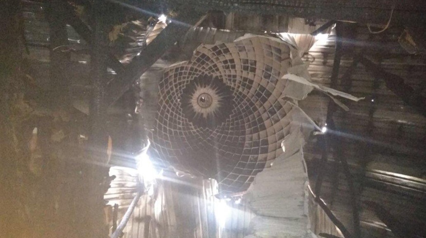 В Самарканде сгорела мечеть