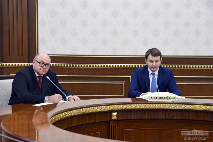 Шавкат Мирзиёев принял Максима Орешкина