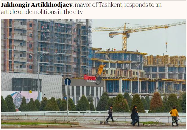 Хоким Ташкента опроверг The Guardian
