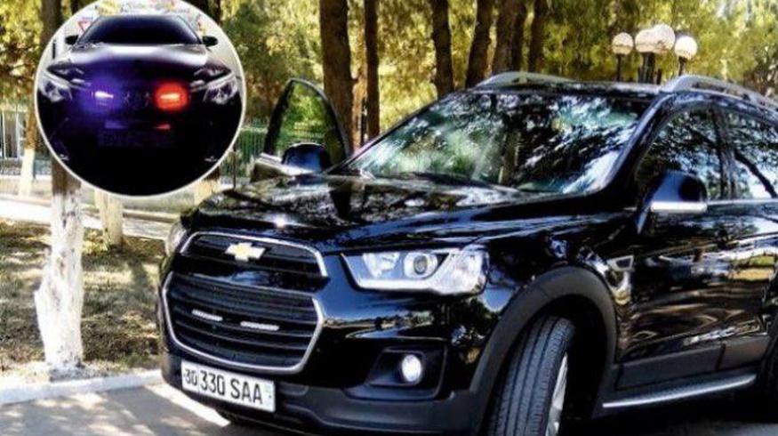 Самаркандскому хокиму выписали штраф за «мигалку»