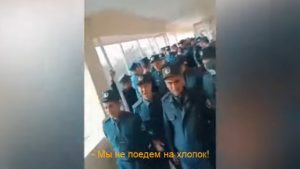 Узбекские милиционеры выступили против отправки на хлопок