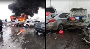 15 человек пострадали в ДТП на трассе Чимкент-Сарыагач