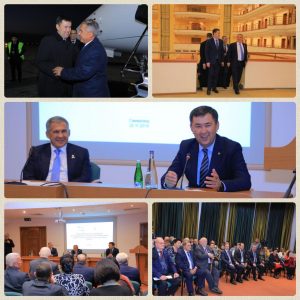 Лидер Татарстана прилетел в Самарканд