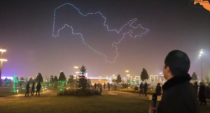 Ташкентцы встретили 2020-й мега-салютом из дронов