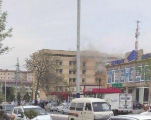 Центральная поликлиника на карантине сгорела в  Андижане