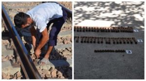 Житель кишлака голыми руками выкрутил 60 гаек с ж/д путей в Фергане