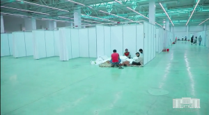 В торгкомплексе Atlas Учтепинского района развернули распредцентр на 1 000 пациентов