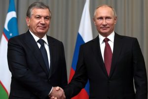 Владимир Путин поздравил Шавката Мирзиёева