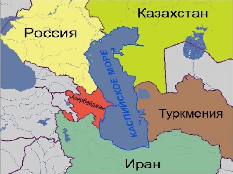 Страны граничащие с каспийским морем