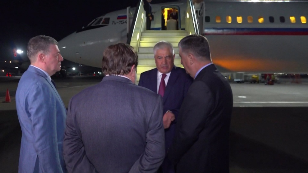 Глава российского МВД прилетел в Ташкент