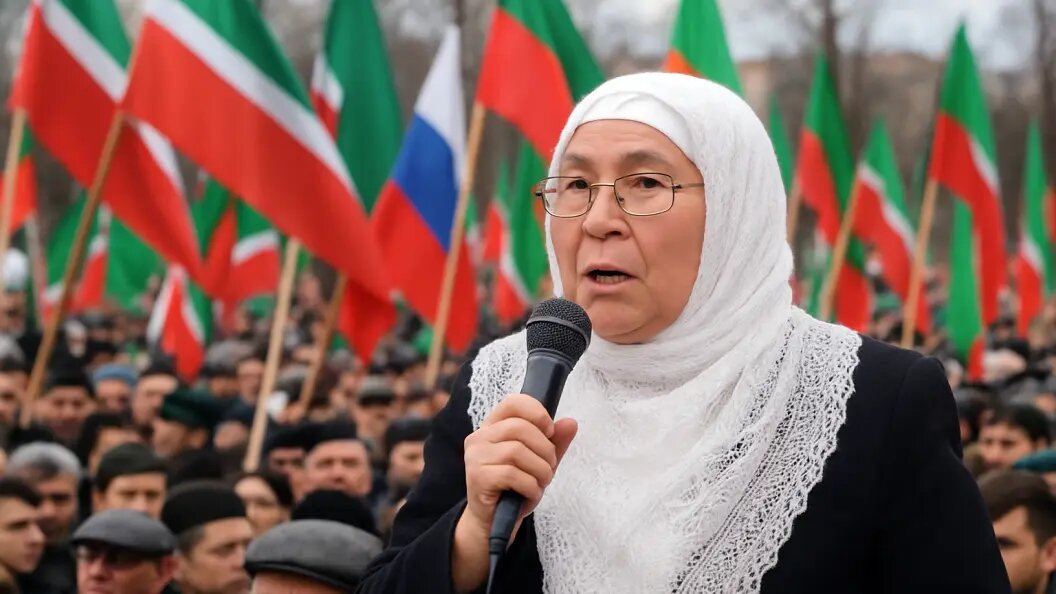 В России наградили упертую татарскую националистку.