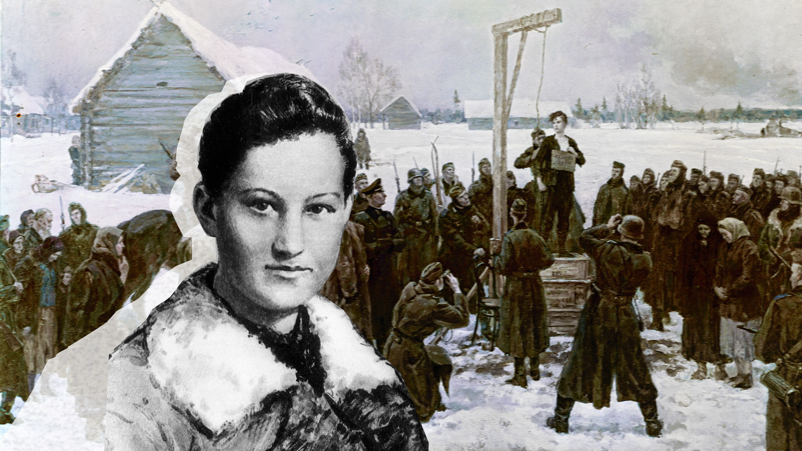 В Одессе убрали памятник Зое Космодемьянской.